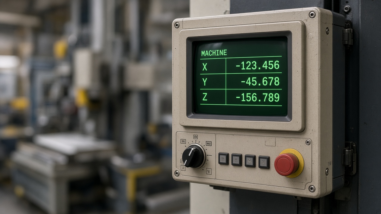 จอ CRT บนเครื่อง CNC ที่รับตรวจซ่อม